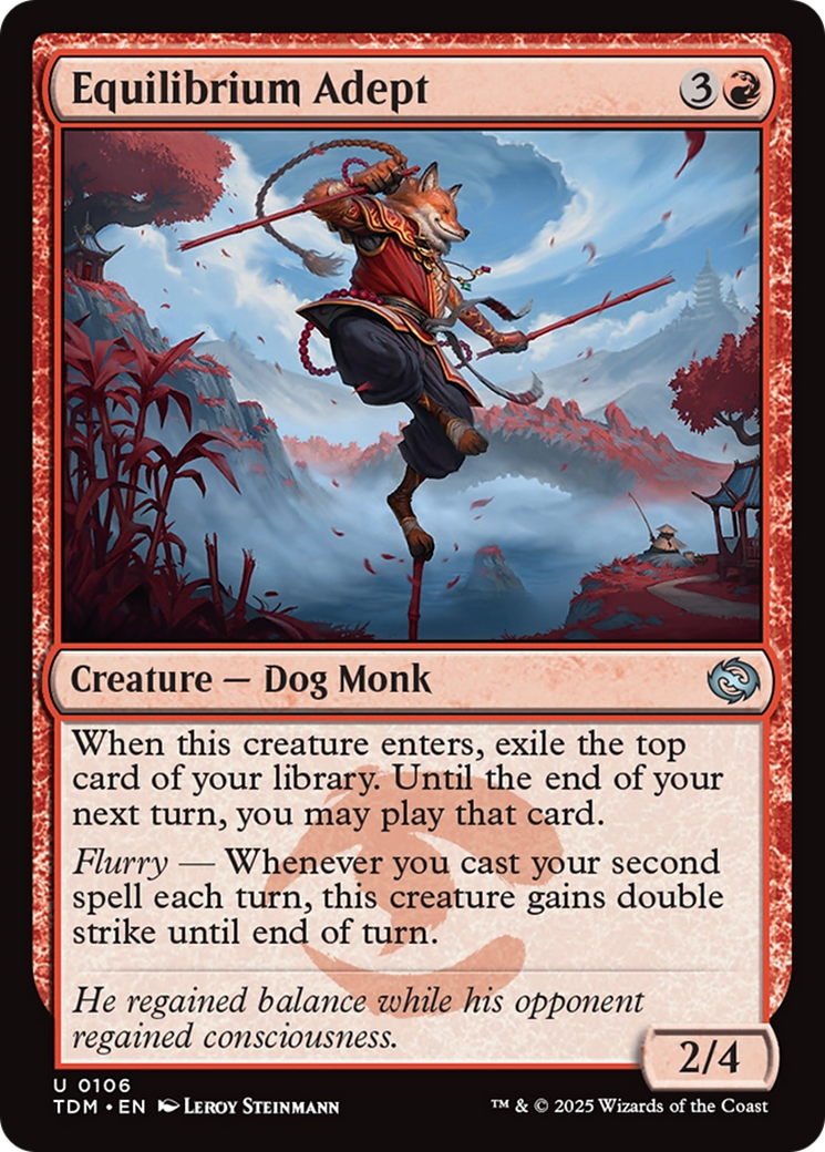 Equilibrium Adept (TDM-106) [Tarkir: Dragonstorm] Foil
