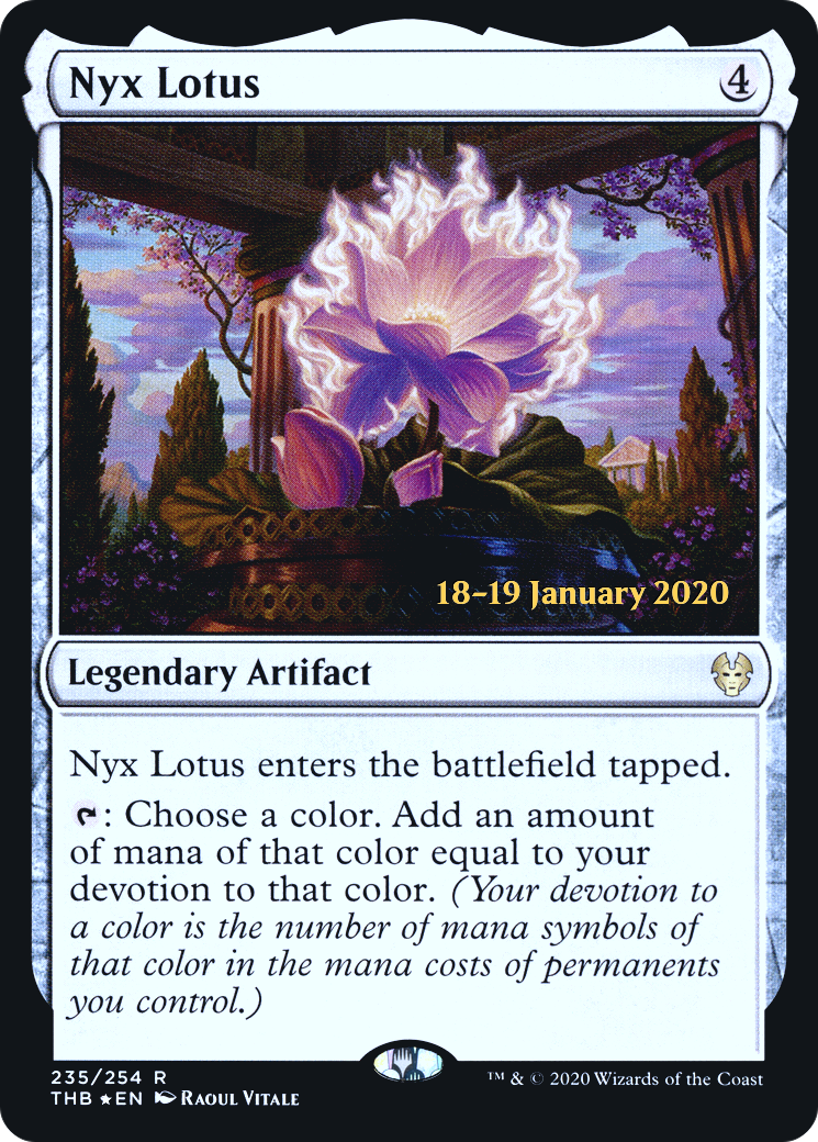 Nyx Lotus (PRE-235S) [Theros Beyond Death Promos] Foil