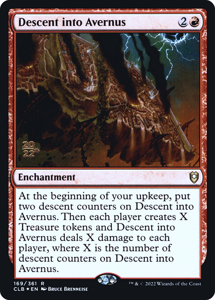 Descent into Avernus (PRE-169) [Battle for Baldur's Gate Promos] Foil