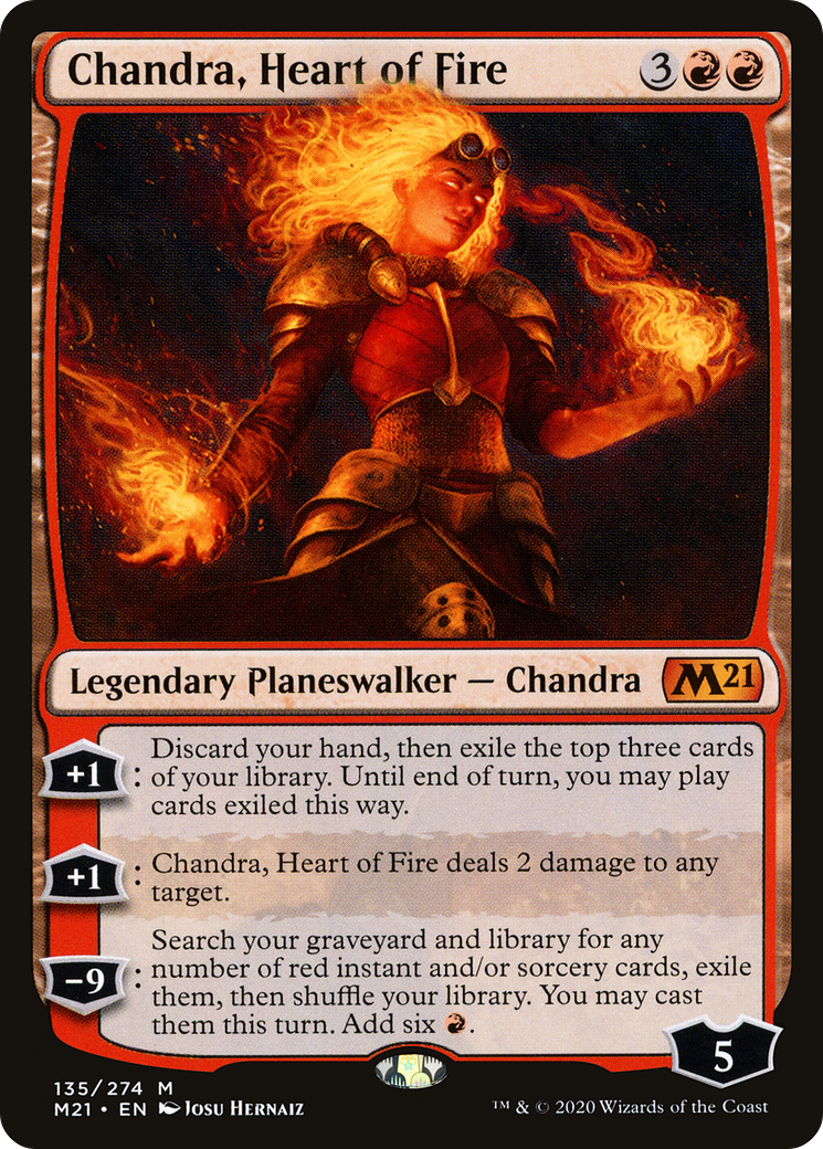Chandra, Heart of Fire (M21-135) [Core Set 2021] Foil