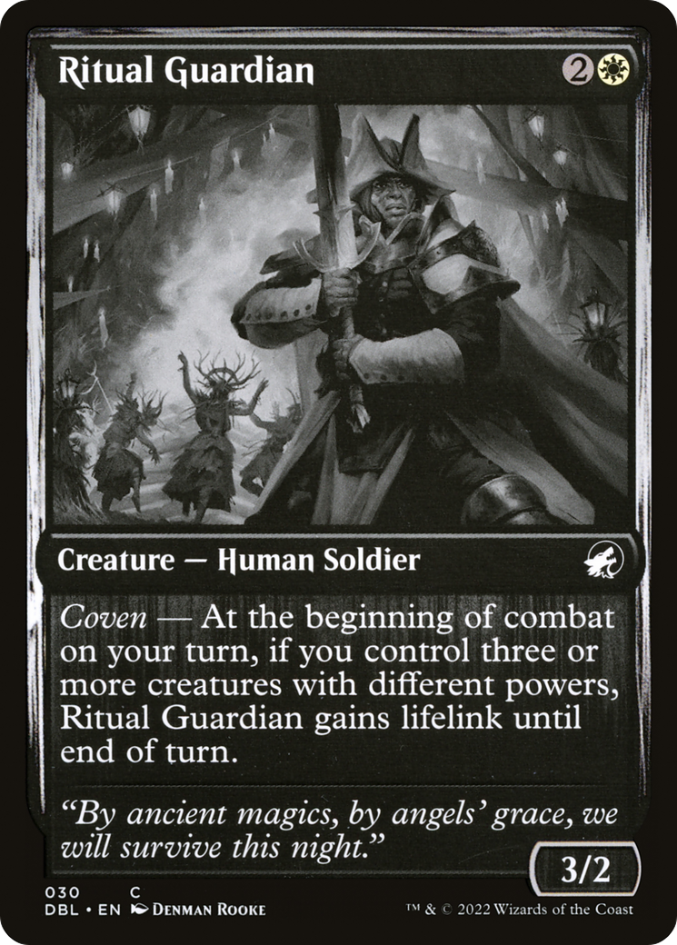 Ritual Guardian (DBL-030) [Innistrad: Double Feature] Foil