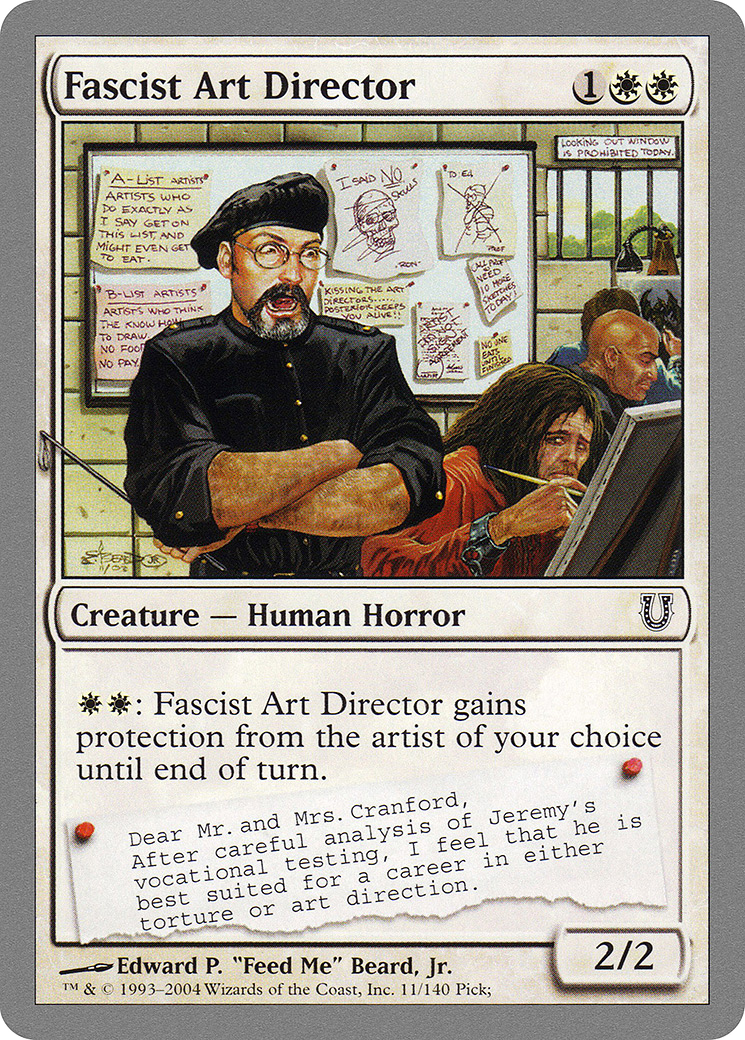 Fascist Art Director (UNH-011) [Unhinged] Foil