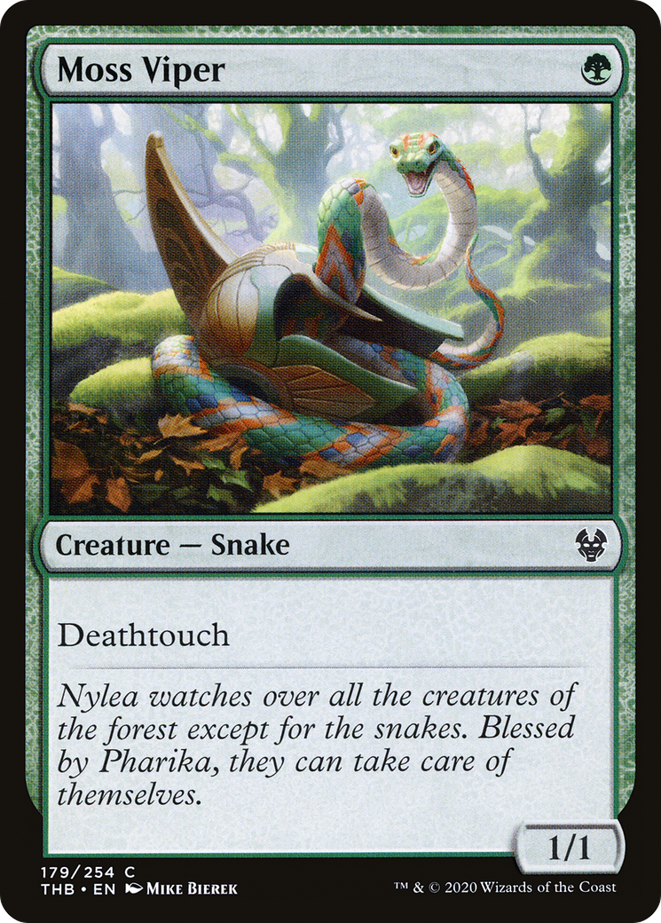 Moss Viper (THB-179) [Theros Beyond Death]
