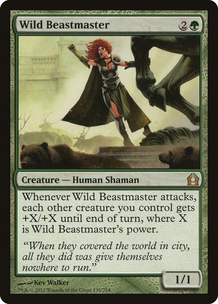 Wild Beastmaster (RTR-139) [Return to Ravnica] Foil