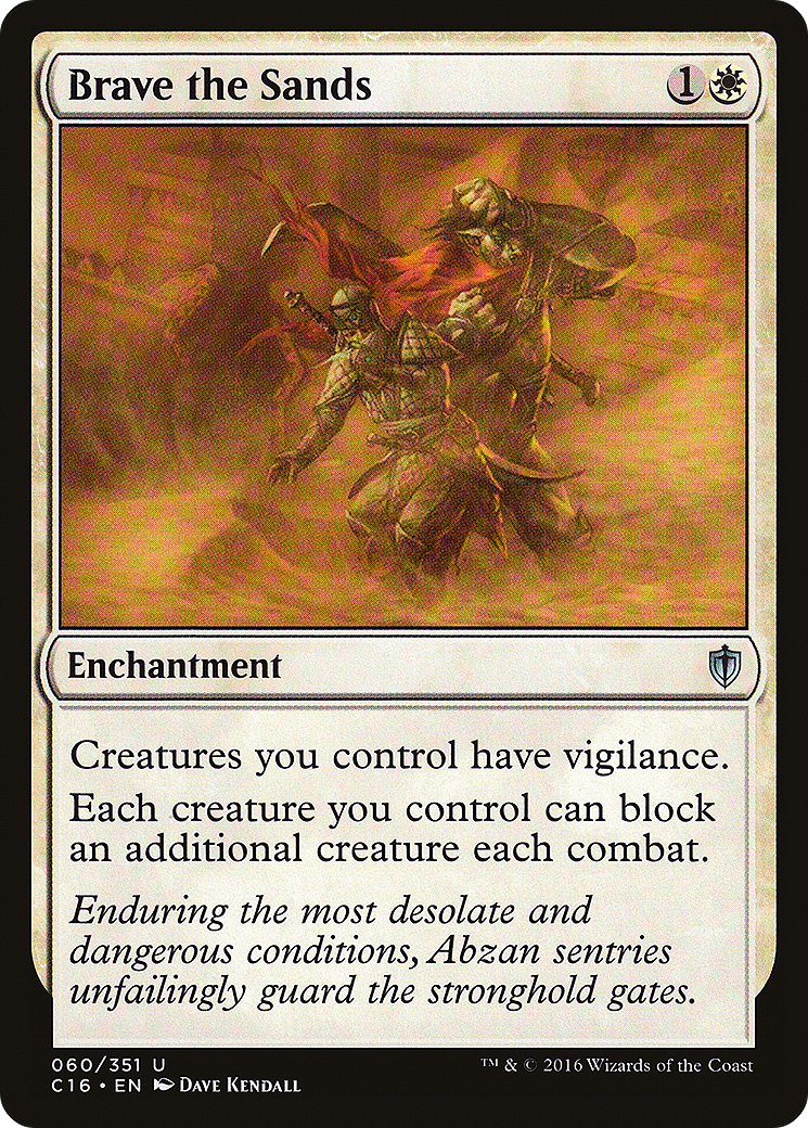 Brave the Sands (C16-060) [Commander 2016]
