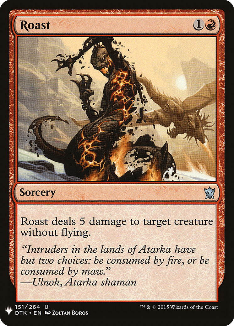 Roast (LIST-DTK-151) [The List]
