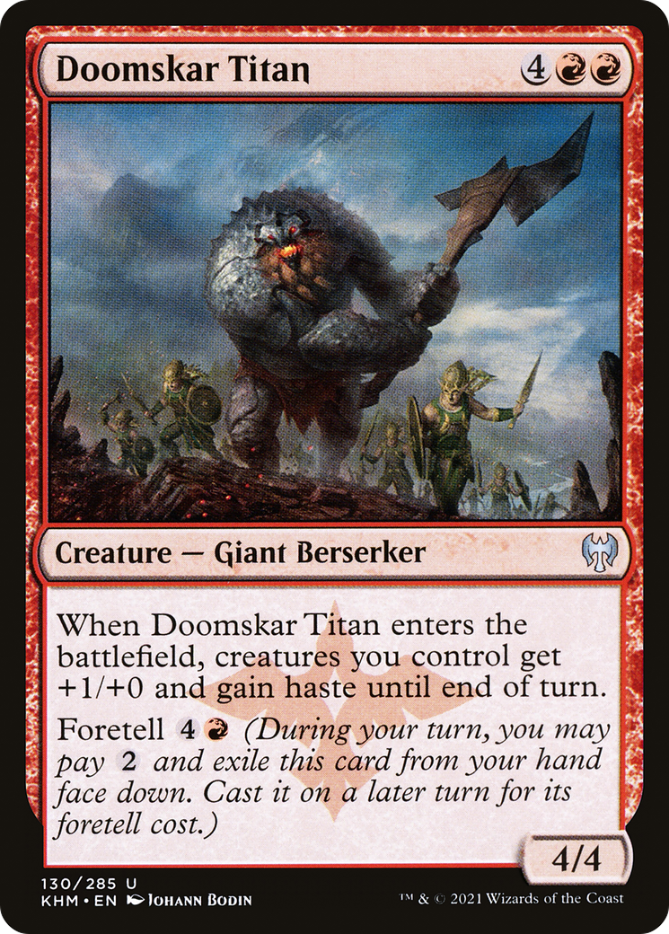Doomskar Titan (KHM-130) [Kaldheim]