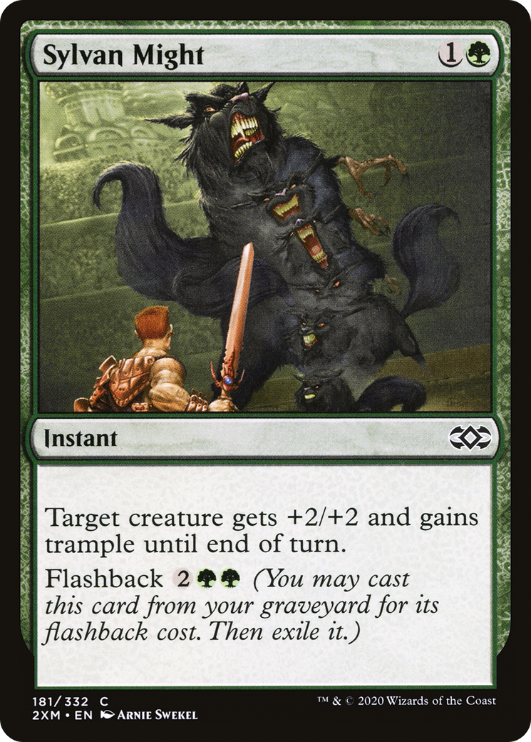 Sylvan Might (2XM-181) [Double Masters] Foil