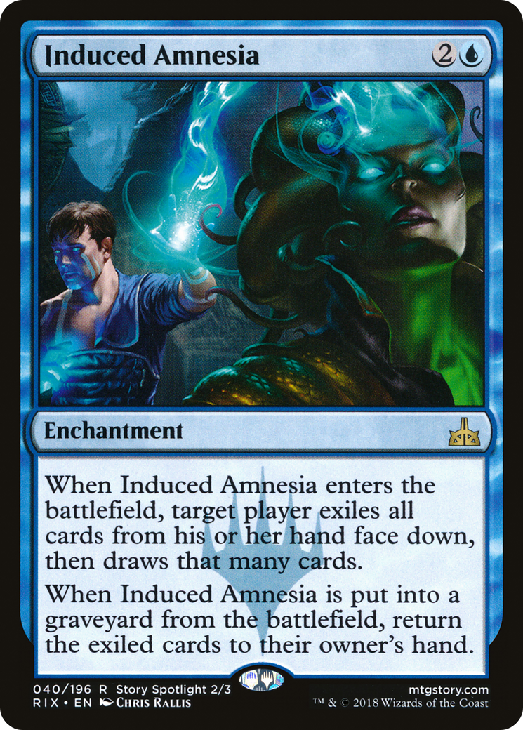 Induced Amnesia (RIX-040) [Rivals of Ixalan]