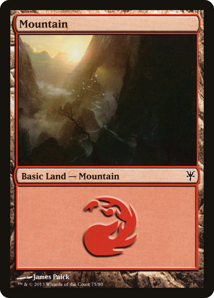 Mountain (DDK-075) [Duel Decks: Sorin vs. Tibalt]