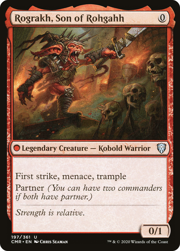 Rograkh, Son of Rohgahh (CMR-197) [Commander Legends] Foil
