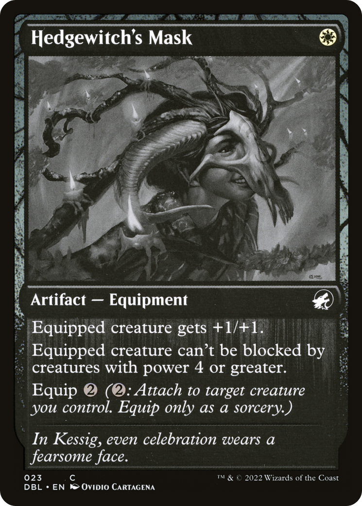 Hedgewitch's Mask (DBL-023) [Innistrad: Double Feature] Foil