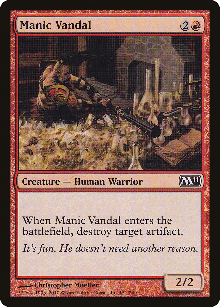 Manic Vandal (M11-151) [Magic 2011]