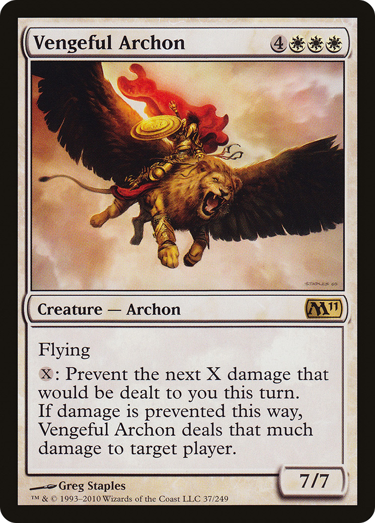 Vengeful Archon (M11-037) [Magic 2011] Foil