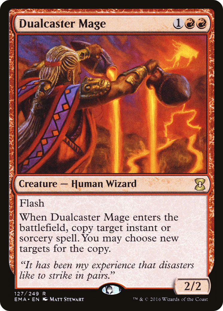 Dualcaster Mage (EMA-127) [Eternal Masters] Foil
