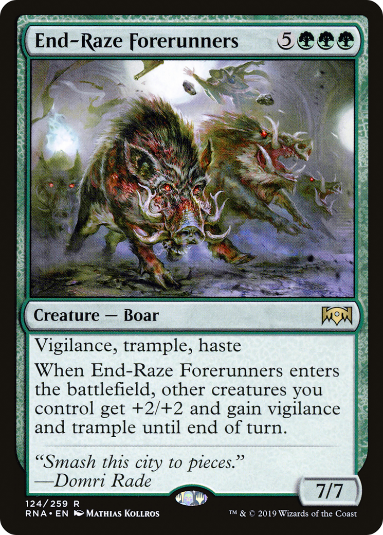 End-Raze Forerunners (RNA-124) [Ravnica Allegiance]