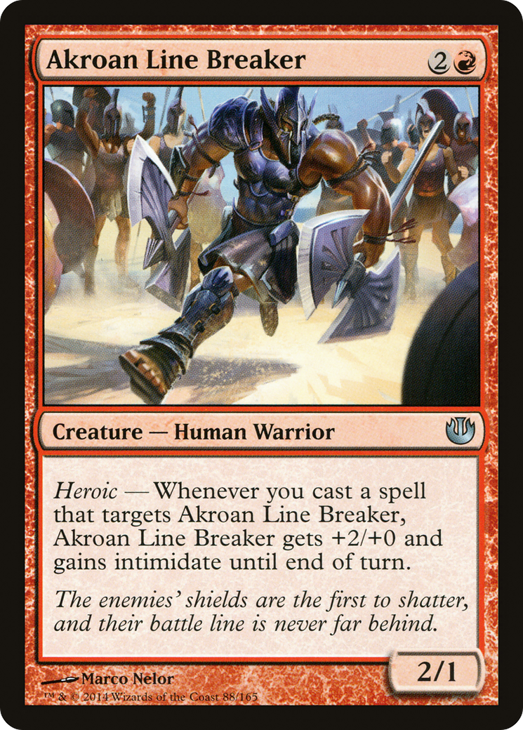 Akroan Line Breaker (JOU-088) [Journey into Nyx] Foil