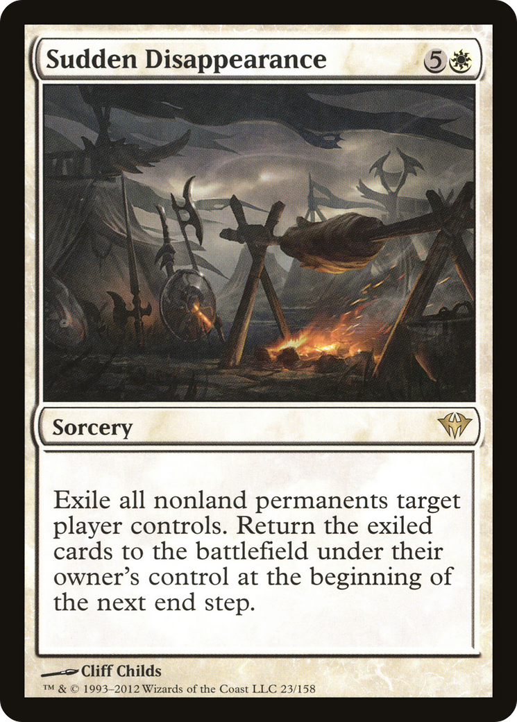 Sudden Disappearance (DKA-023) [Dark Ascension] Foil