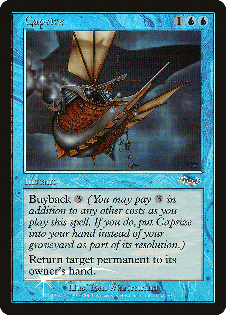 Capsize (FNM-004) [Friday Night Magic 2003] Foil