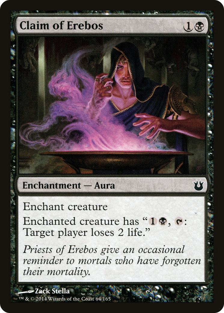 Claim of Erebos (BNG-064) [Born of the Gods] Foil