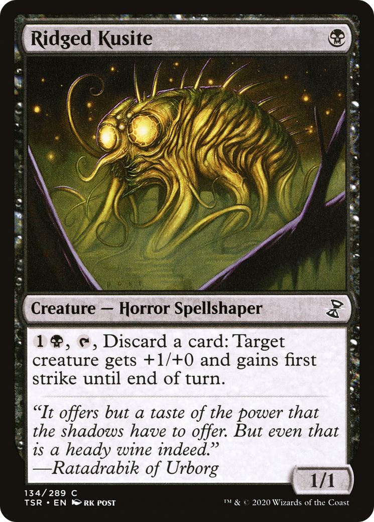 Ridged Kusite (TSR-134) [Time Spiral Remastered] Foil