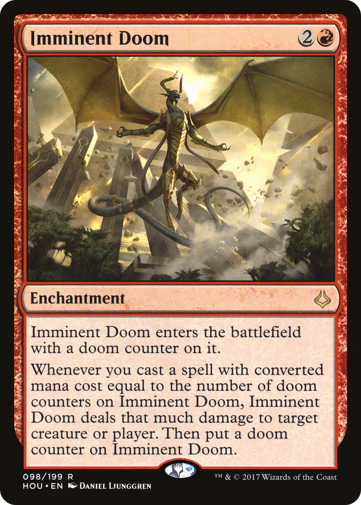 Imminent Doom (HOU-098) [Hour of Devastation] Foil