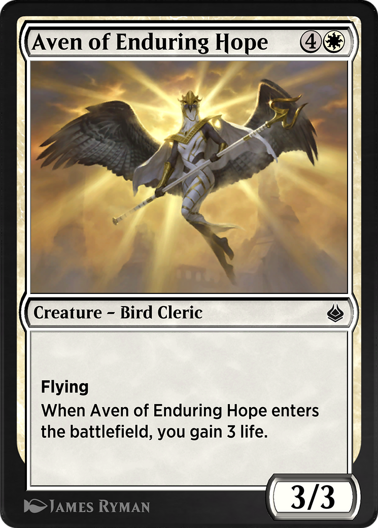 Aven of Enduring Hope (AKR-006) [Amonkhet Remastered]
