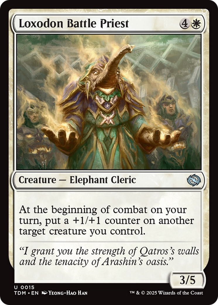 Loxodon Battle Priest (TDM-015) [Tarkir: Dragonstorm]
