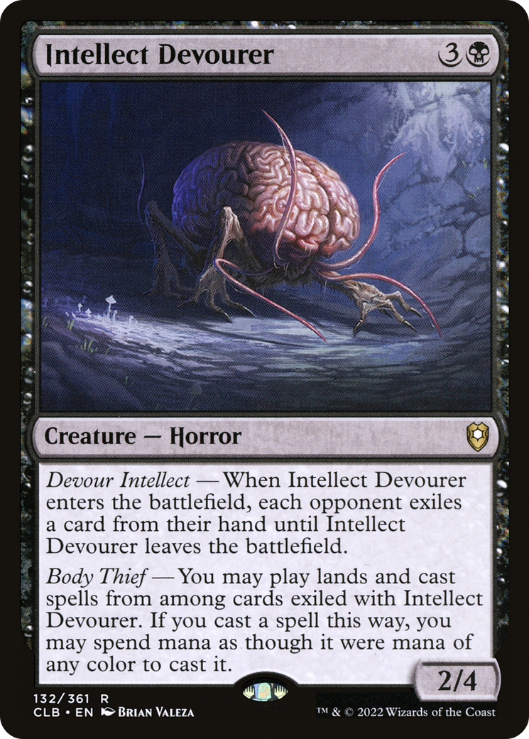 Intellect Devourer (CLB-132) [Commander Legends: Battle for Baldur's Gate] Foil