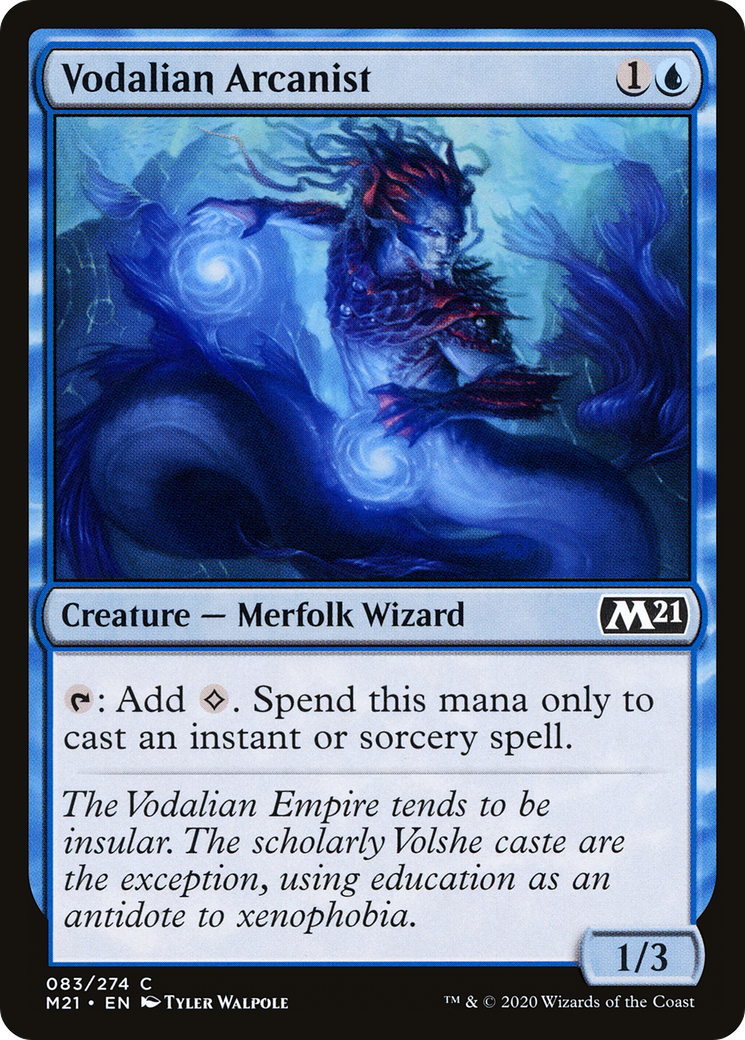 Vodalian Arcanist (M21-083) [Core Set 2021]