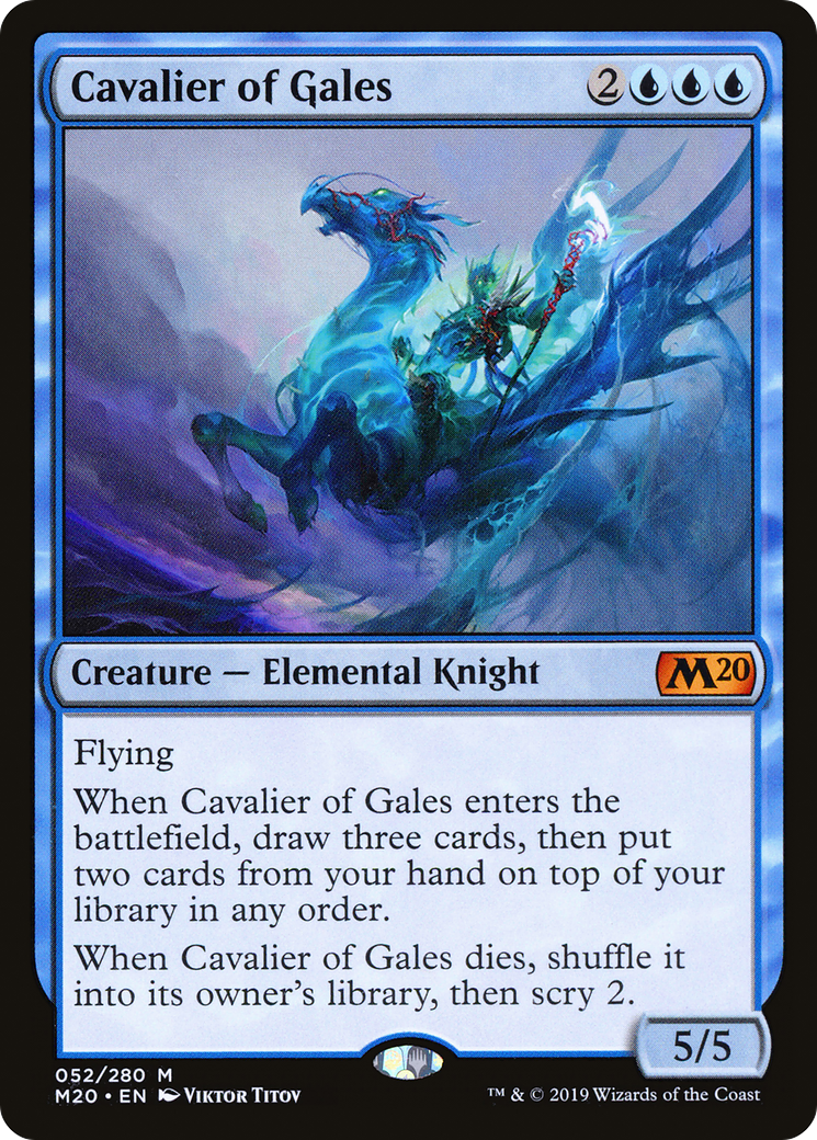Cavalier of Gales (M20-052) [Core Set 2020] Foil