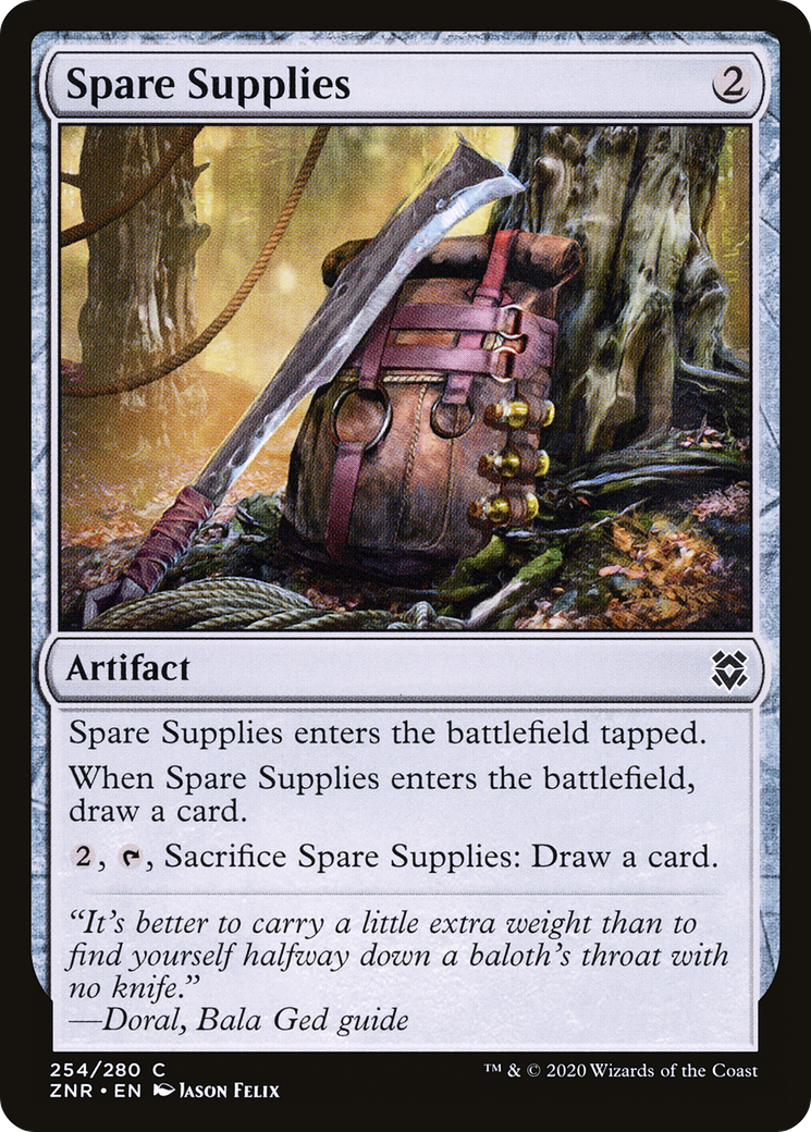 Spare Supplies (ZNR-254) [Zendikar Rising]