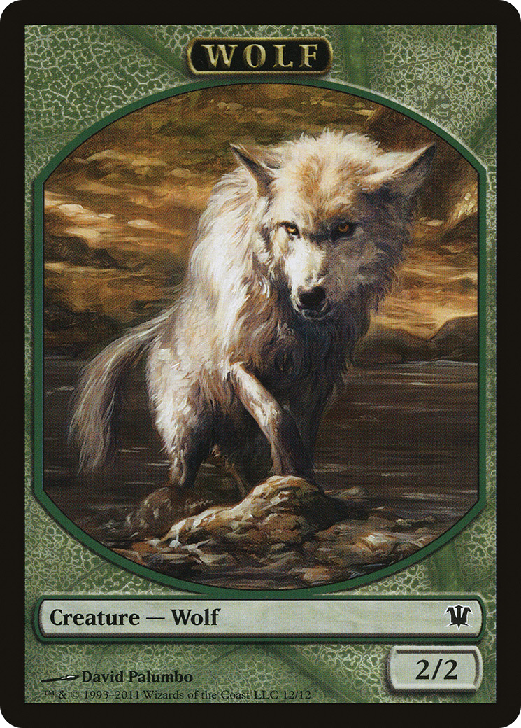 Wolf Token (ISD-012) [Innistrad Tokens]