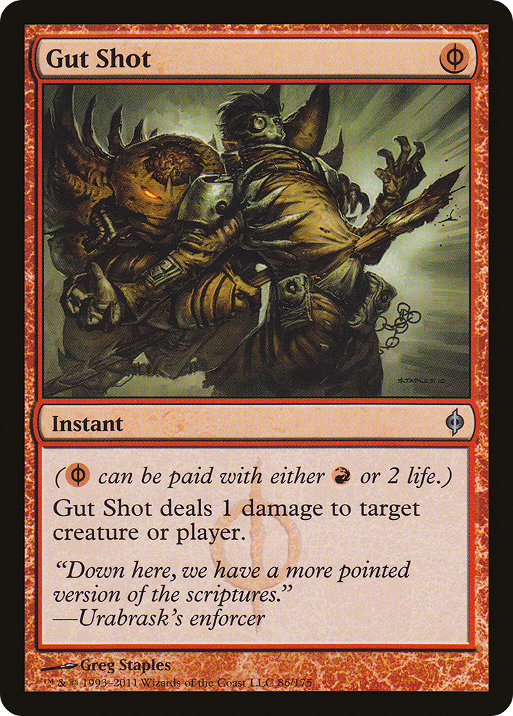 Gut Shot (NPH-086) [New Phyrexia]