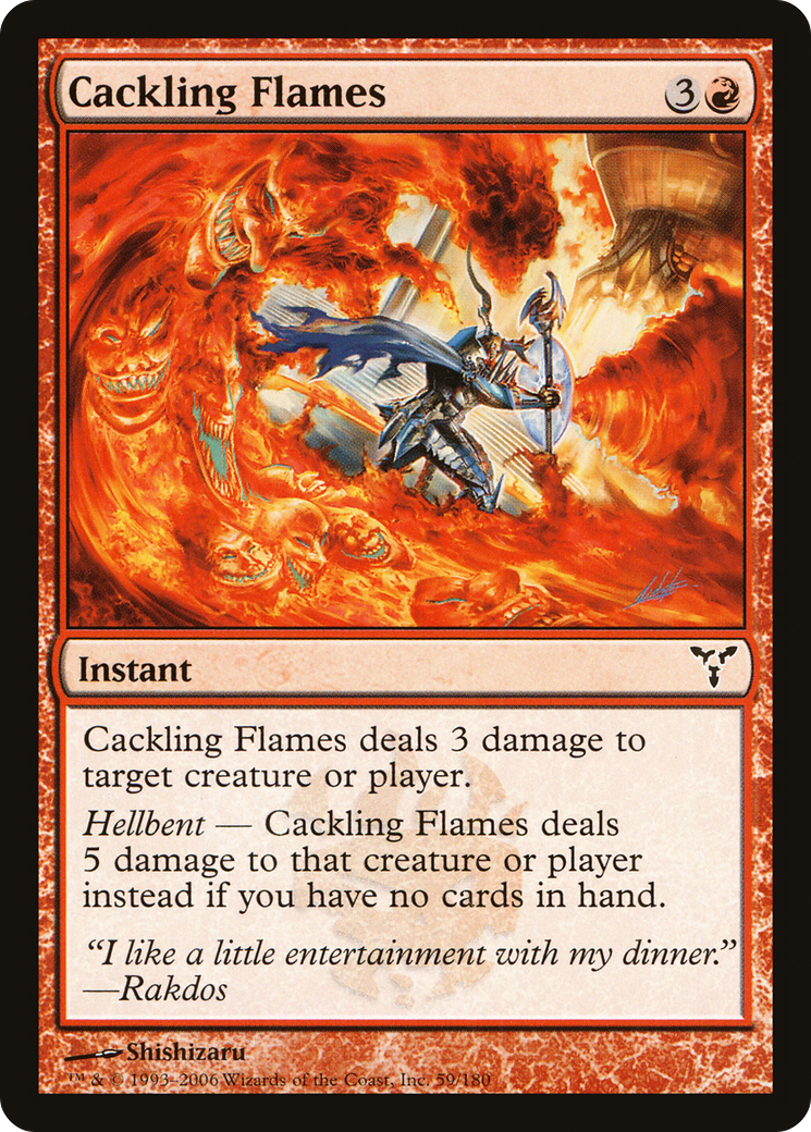 Cackling Flames (DIS-059) [Dissension]