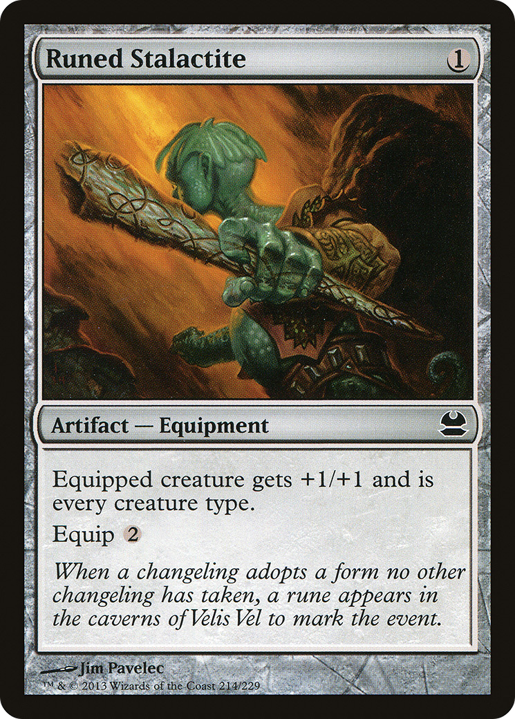 Runed Stalactite (MMA-214) [Modern Masters] Foil