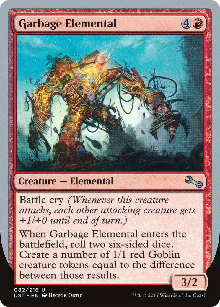 Garbage Elemental (C) (UST-82C) [Unstable] Foil