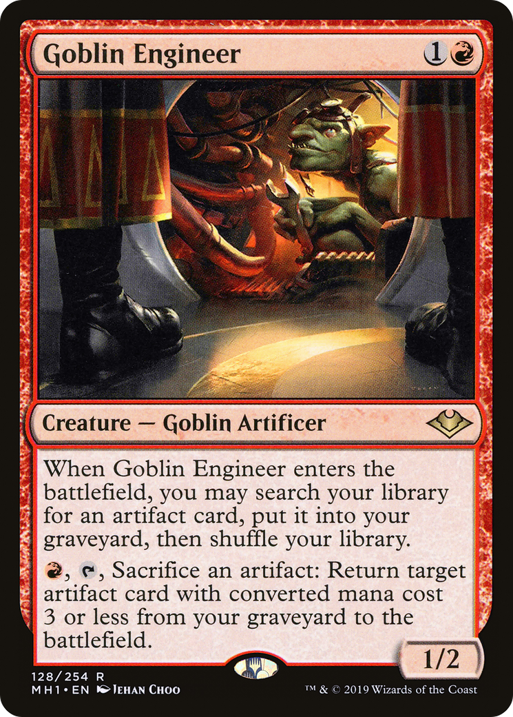 Goblin Engineer (MH1-128) [Modern Horizons] Foil
