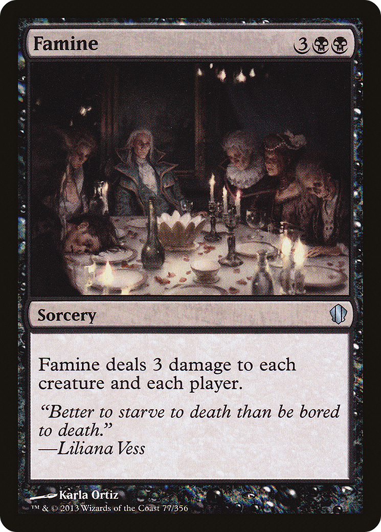 Famine (C13-077) [Commander 2013]