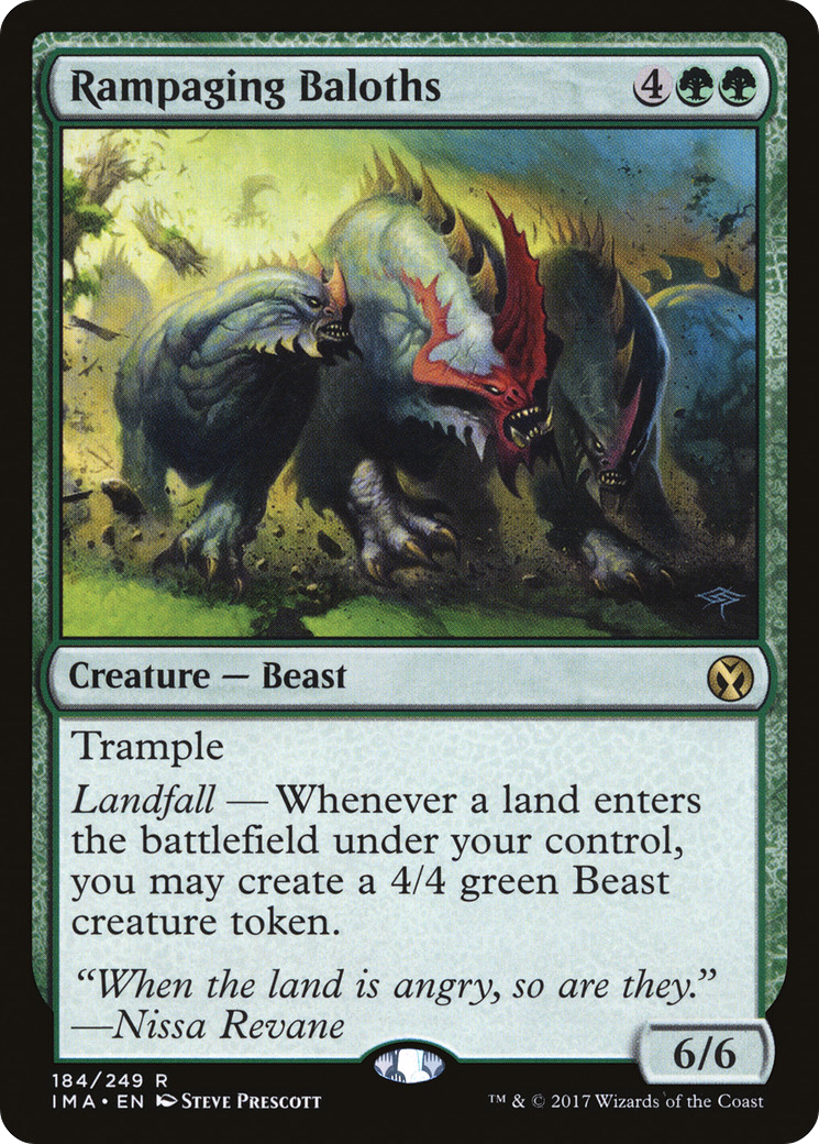 Rampaging Baloths (IMA-184) [Iconic Masters] Foil
