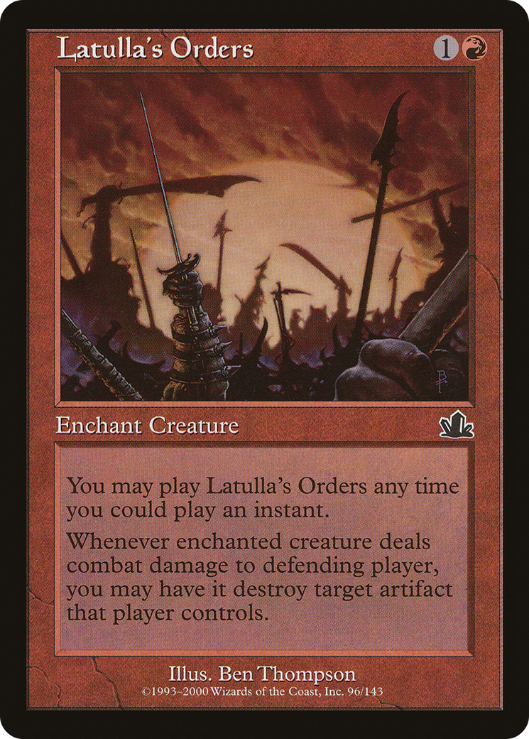 Latulla's Orders (PCY-096) [Prophecy] Foil
