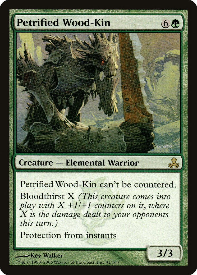 Petrified Wood-Kin (GPT-091) [Guildpact] Foil