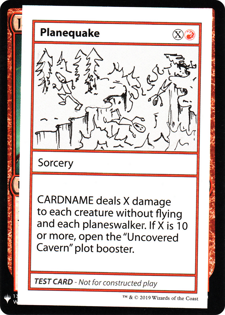 Planequake [Mystery Booster Playtest Cards 2019]