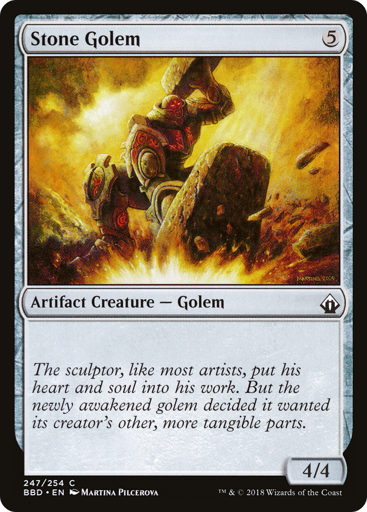 Stone Golem (BBD-247) [Battlebond]