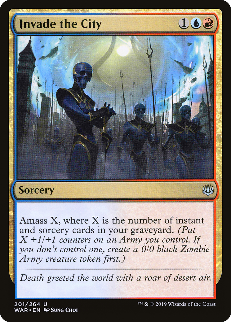 Invade the City (WAR-201) [War of the Spark] Foil