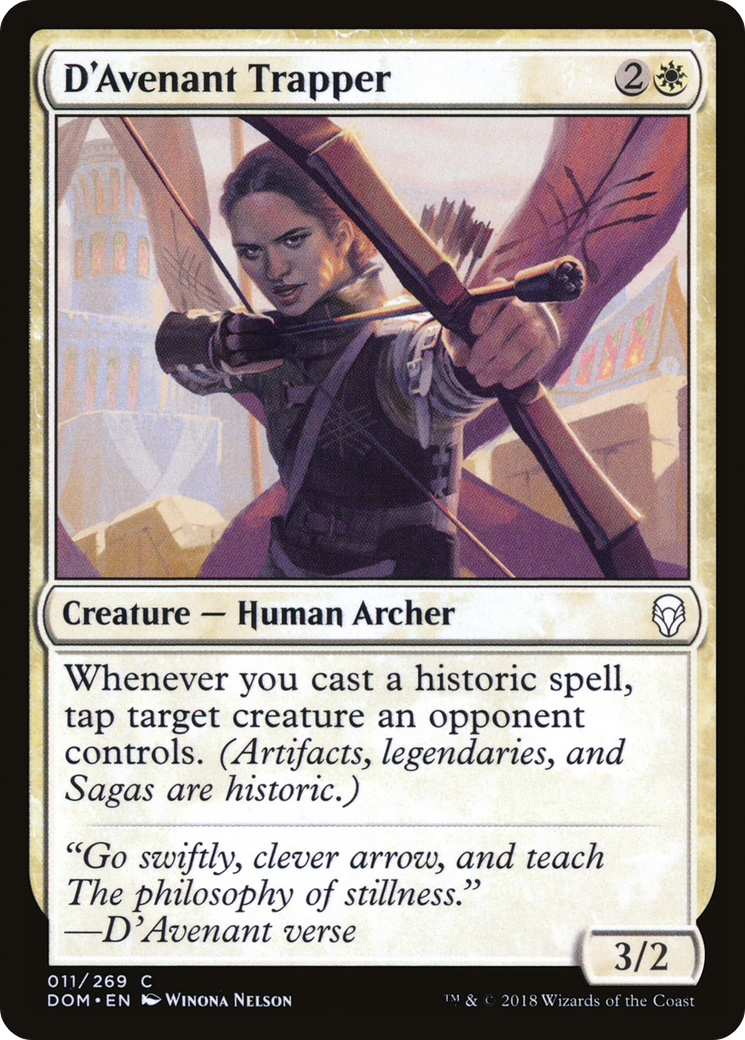 D'Avenant Trapper (DOM-011) [Dominaria] Foil