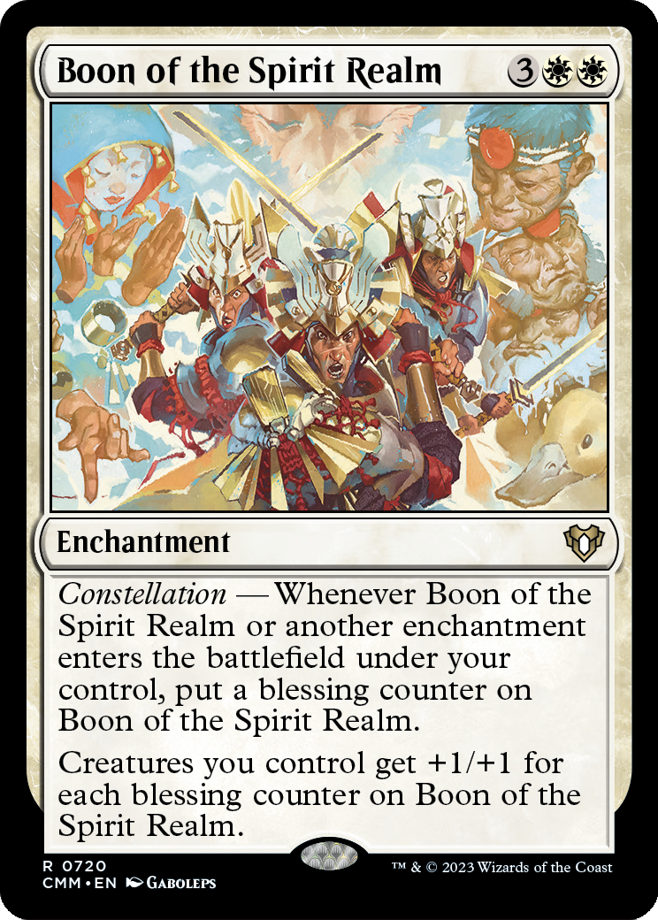 Boon of the Spirit Realm (CMM-720) [Commander Masters]