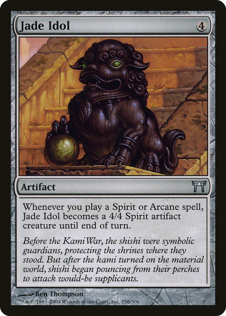 Jade Idol (CHK-256) [Champions of Kamigawa]