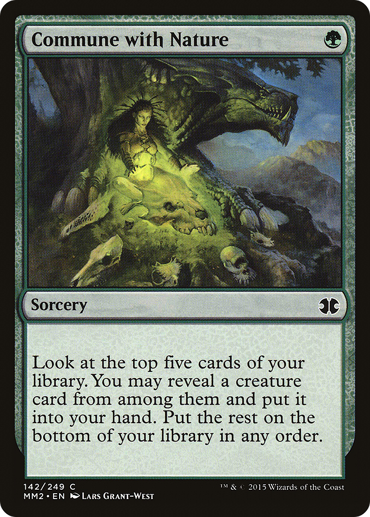 Commune with Nature (MM2-142) [Modern Masters 2015] Foil