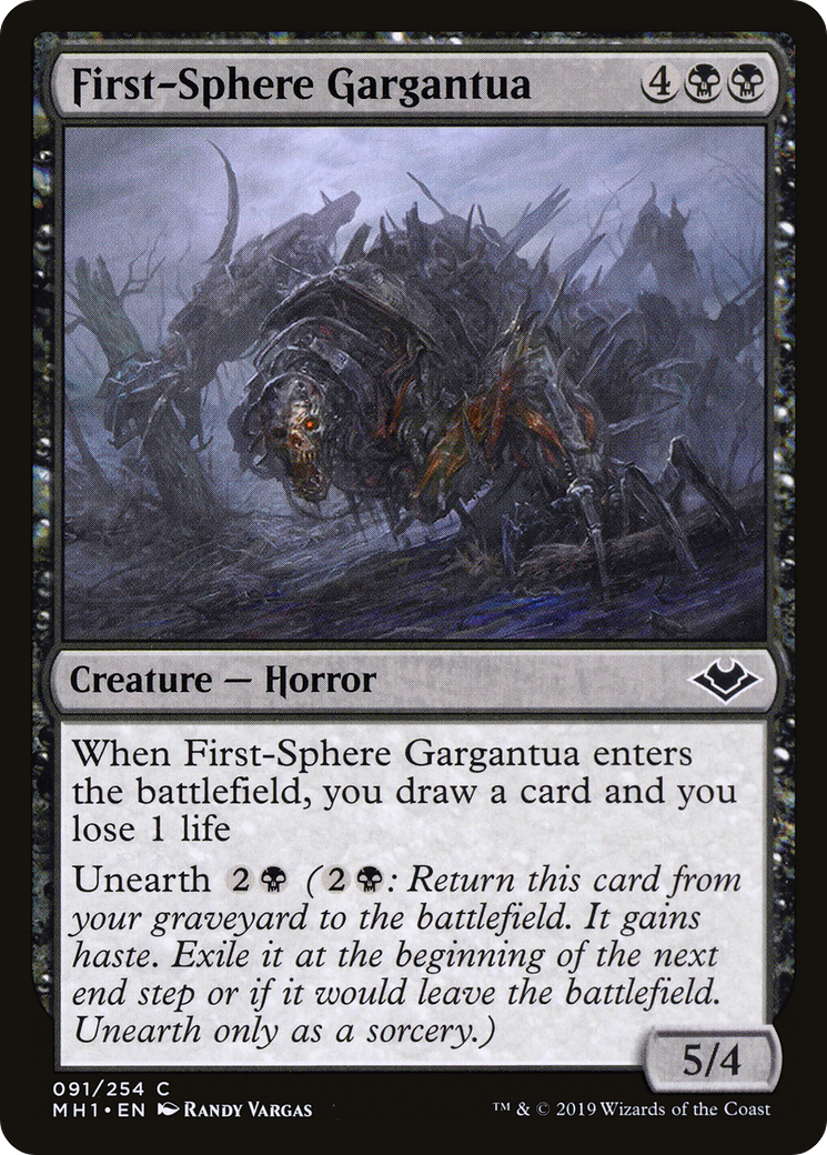 First-Sphere Gargantua (MH1-091) [Modern Horizons] Foil
